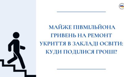 Майже півмільйона гривень на ремонт укриття в закладі освіти: куди поділися гроші?
