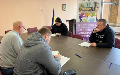 Пройшла чергова зустріч Платформи громадської участі у відновленні Малинівської територіальної громади в Харківській області