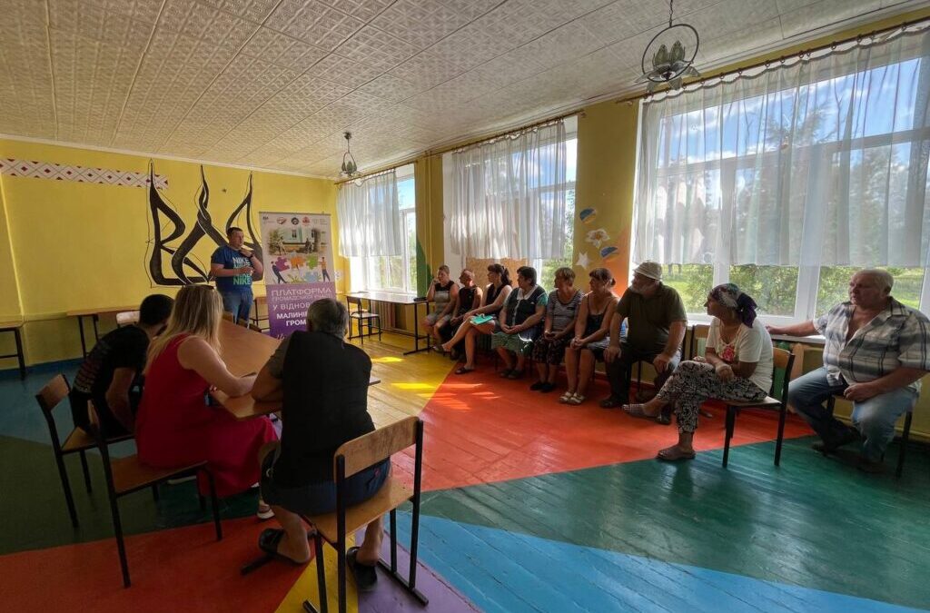 Проведено зустріч з владою Платформи громадської участі у відновленні Малинівської територіальної громади в Харківській області