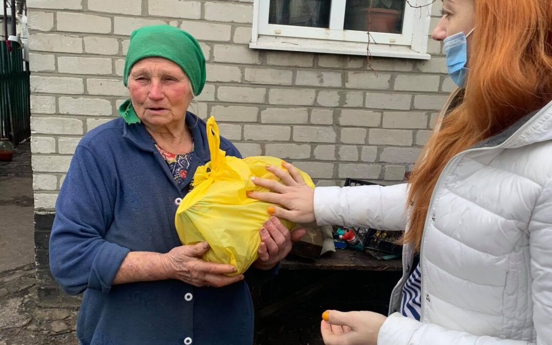 Чергова поїздка для видачі харчових наборів населенню