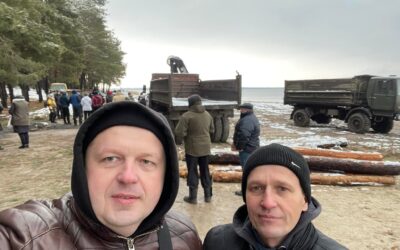 Освобождаем с населением мартовской пляж от самозахвата